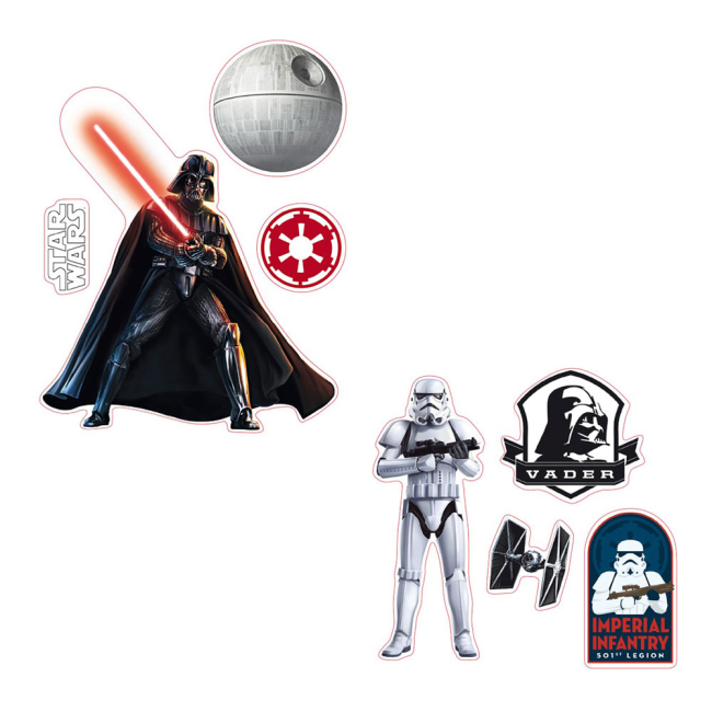 Наборы для творчества - Наклейки ABYstyle Star Wars Вейдер и штурмовик 2 листа (ABYDCO361)#2