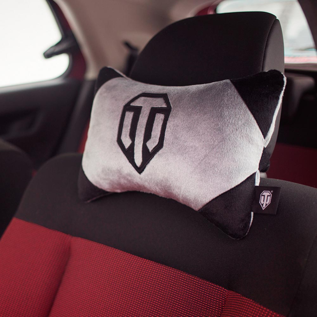 Подушки - Подушка декоративная Wargaming World of Tanks серо-черная (WG043338)#3