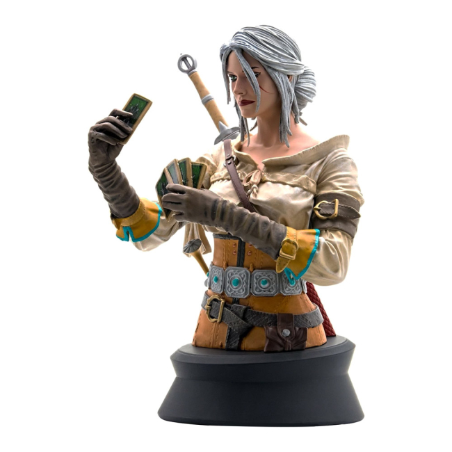 Фигурки персонажей - Статуэтка CD projekt red Witcher 3 Дикая охота Цири играет в гвинт (BUSDAR007)#2