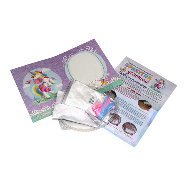 Аксессуары для праздников - Набор для создания отпечатков Ranok Creative Единорог Крохотная ладошка (15147012У)#2