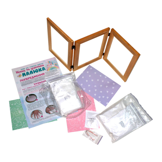 Аксесуари для свят - Набір для створення відбитків Ranok Creative Єдиноріг Ніжка та долонька малюка Єдиноріг (15147010У)#2