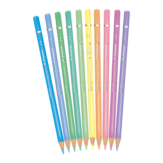 Канцтовары - Карандаши цветные Colorino Pastel 10 цветов (80813PTR)#2