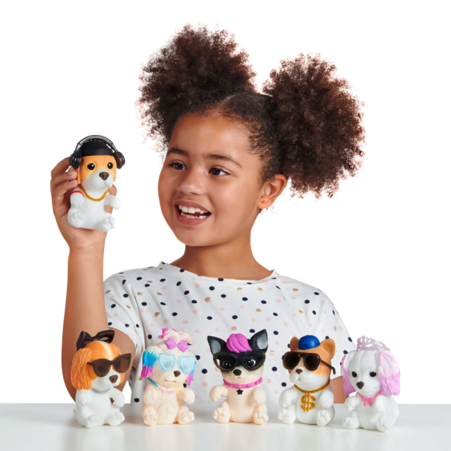 Фигурки животных - Интерактивная игрушка Little Live Pets OMG Шоу талантов Щенок Панк Рок (26119)#5