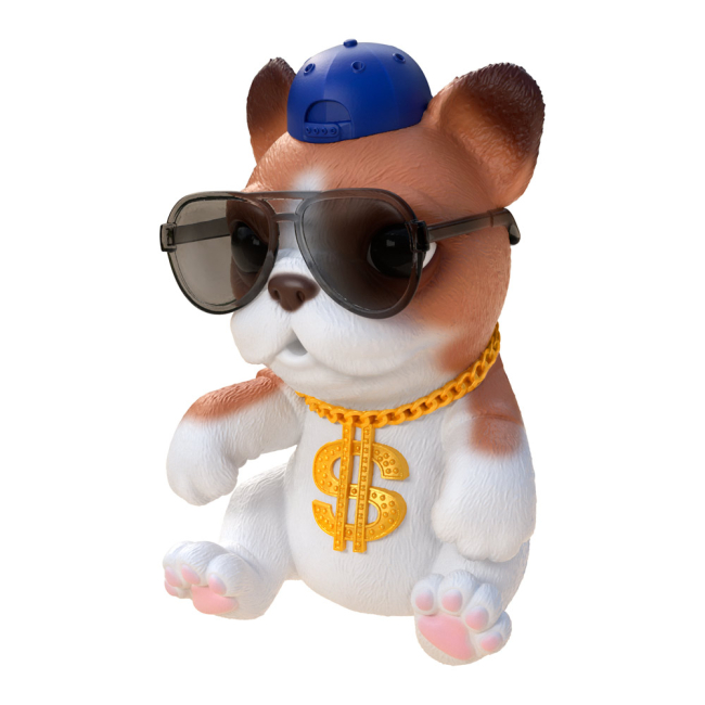 Фігурки тварин - Інтерактивна іграшка Little Live Pets OMG Шоу талантів Цуценя Хіп-Хоп (26118)#2