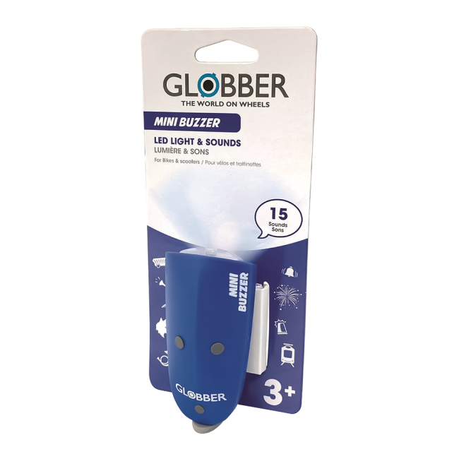 Захисне спорядження - Сигнал звуковий та світловий Globber Mini buzzer Синій (530-100)#2