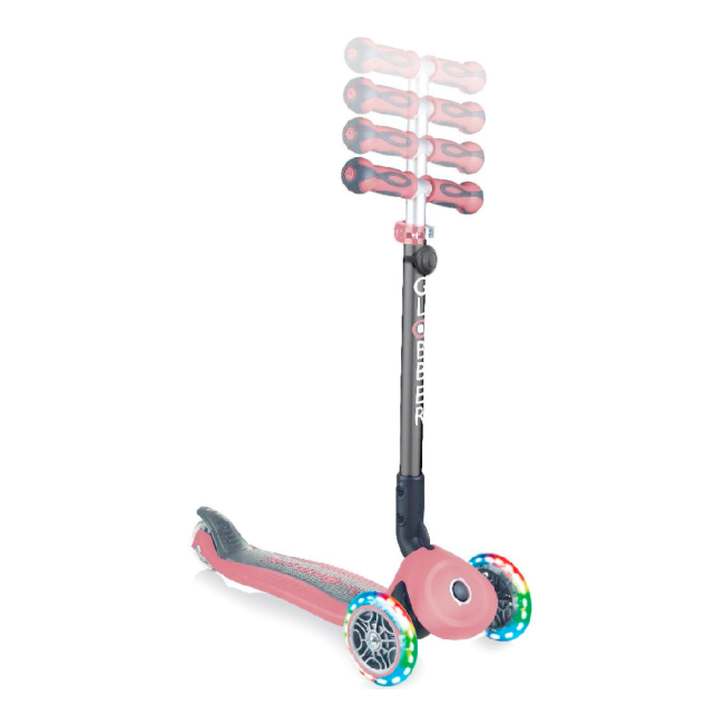 Самокати - Самокат Globber Go up deluxe lights 5 в 1 пастельно-рожевий (646-210)#7