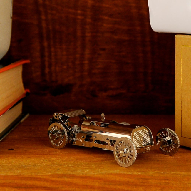 Конструктори з унікальними деталями - Механічний конструктор Time for machine Крихітне спортивне авто (T4M38030)#3