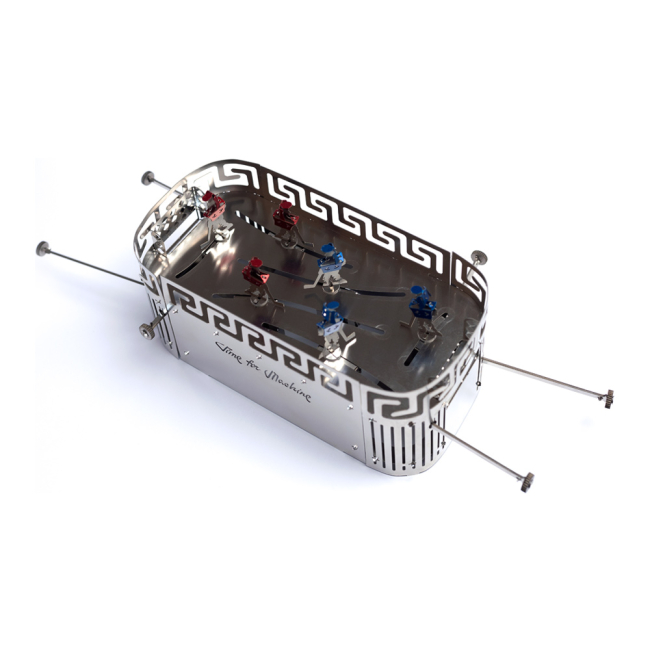 Конструктори з унікальними деталями - Механічний конструктор Time for machine Середньовічний хокей (T4M38023)#2