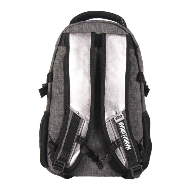 Рюкзаки и сумки - Рюкзак походный Cerda Star wars Мандалорец серебристо-серый (CERDA-2100003187)#2