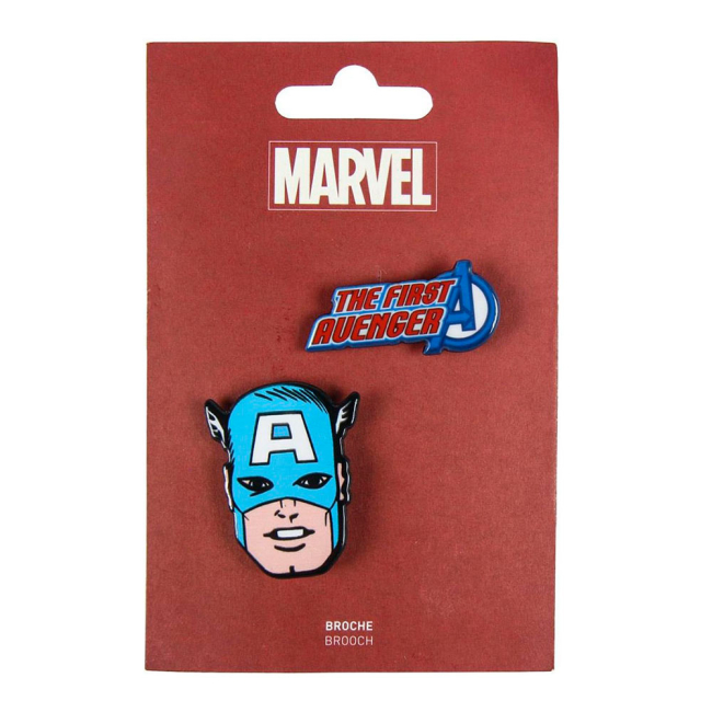Біжутерія та аксесуари - Набір брошок Cerda Месники Капітан Америка (CERDA-2600000554)#2