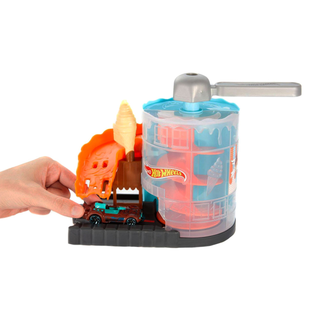 Автотреки - Трек Hot Wheels City Приключения в магазине мороженого (GJK74)#3