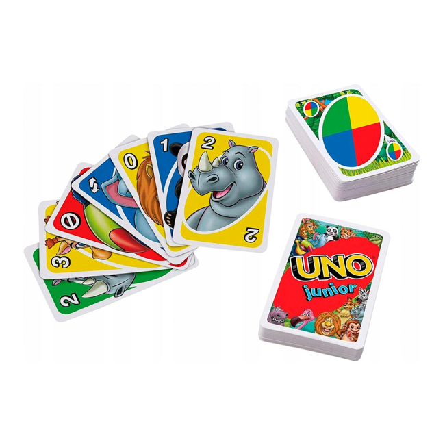 Настільні ігри - Настільна гра Mattel Games Uno Junior оновлена ​​(GKF04)#2