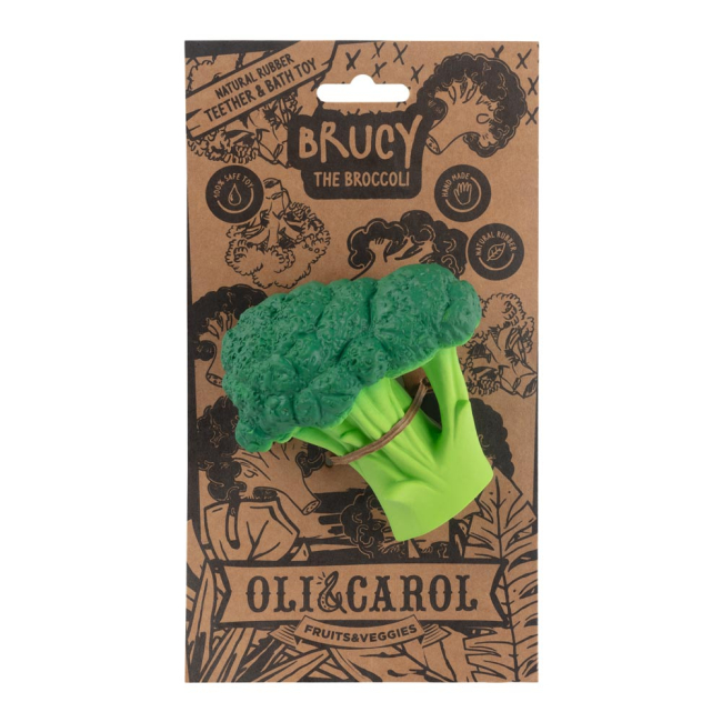 Погремушки, прорезыватели - Игрушка-прорезыватель Oli and Carol Брокколи Брюси (8437015928791)#3