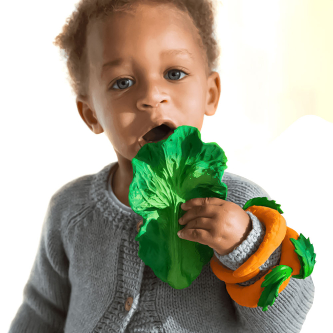 Погремушки, прорезыватели - Игрушка-прорезыватель Oli and Carol Капуста Кендл (8437015928838)#5