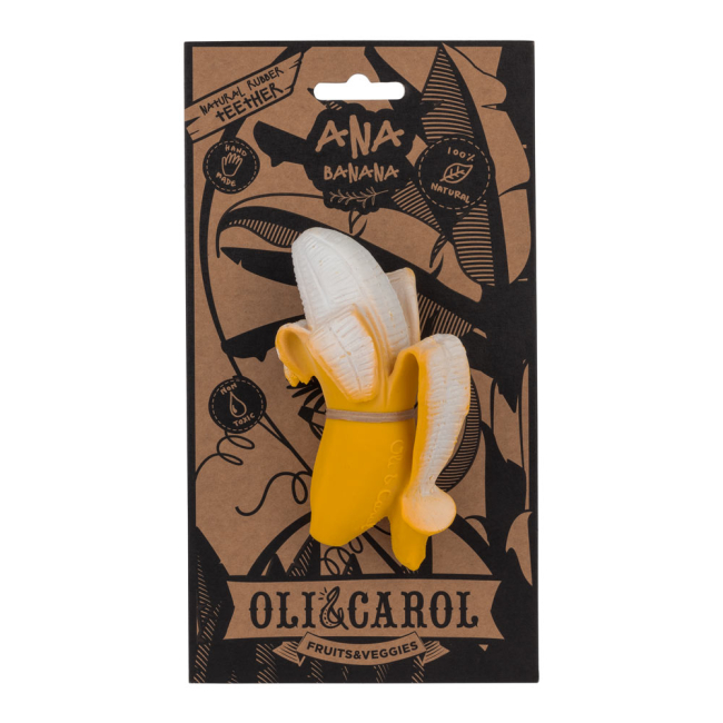 Погремушки, прорезыватели - Игрушка-прорезыватель Oli and Carol Банан Ана (8437015928708)#4