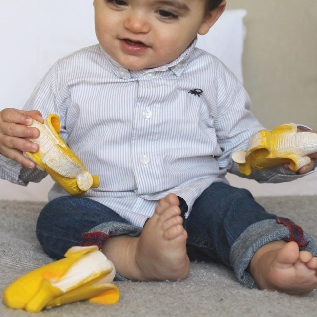 Погремушки, прорезыватели - Игрушка-прорезыватель Oli and Carol Банан Ана (8437015928708)#5