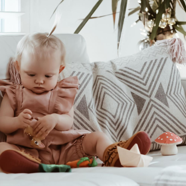 Погремушки, прорезыватели - Игрушка-прорезыватель Oli and Carol Гриб Спрут (8437015928265)#3