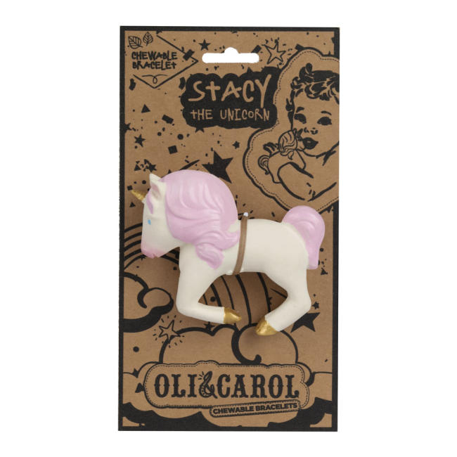 Брязкальця, прорізувачі - Браслет-прорізувач Oli and Carol Єдиноріг Стейсі (8437015928999)#4