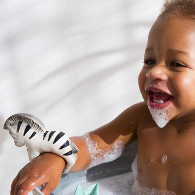 Брязкальця, прорізувачі - Браслет-прорізувач Oli and Carol Зебра Зої (8437015929033)#4