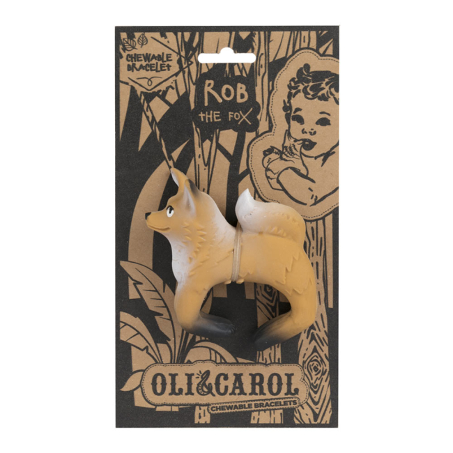 Погремушки, прорезыватели - Браслет-прорезыватель Oli and Carol Лис Роб (8437015929019)#3