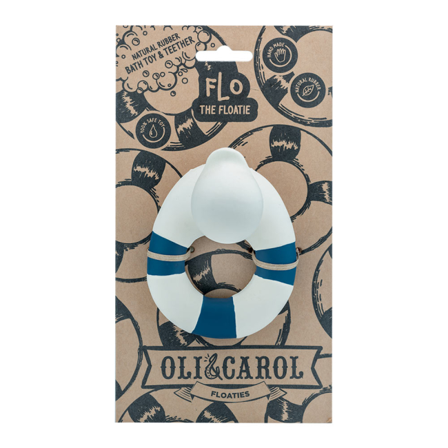 Погремушки, прорезыватели - Игрушка-прорезыватель Oli and Carol Морская уточка синяя (8437015928685)#3