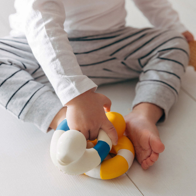 Погремушки, прорезыватели - Игрушка-прорезыватель Oli and Carol Морская уточка синяя (8437015928685)#5