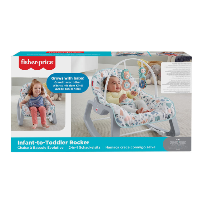 Крісла-качалки - Крісло-гойдалка Fisher-Price Незабутнє хитання (GWD39)#3