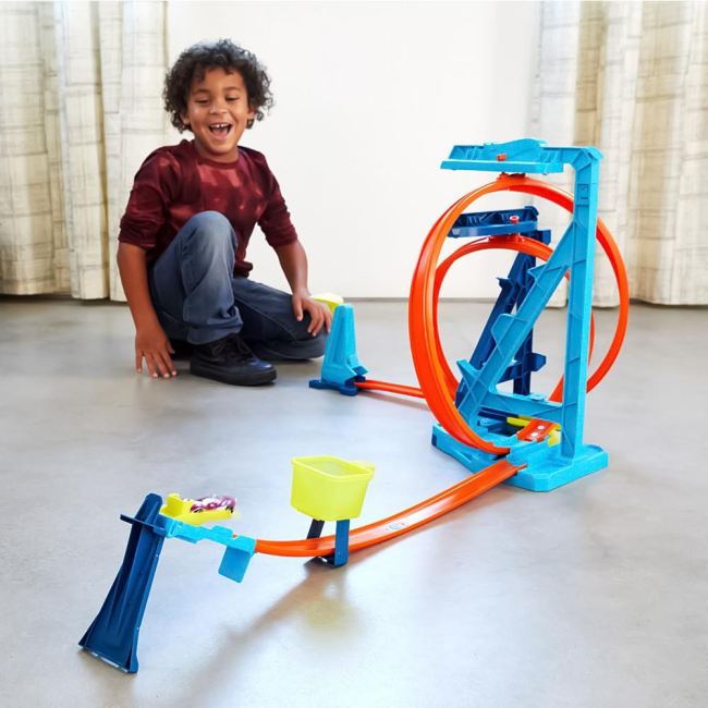 Автотреки - Трек Hot Wheels Track builder Нескінченна петля (GVG10)#5