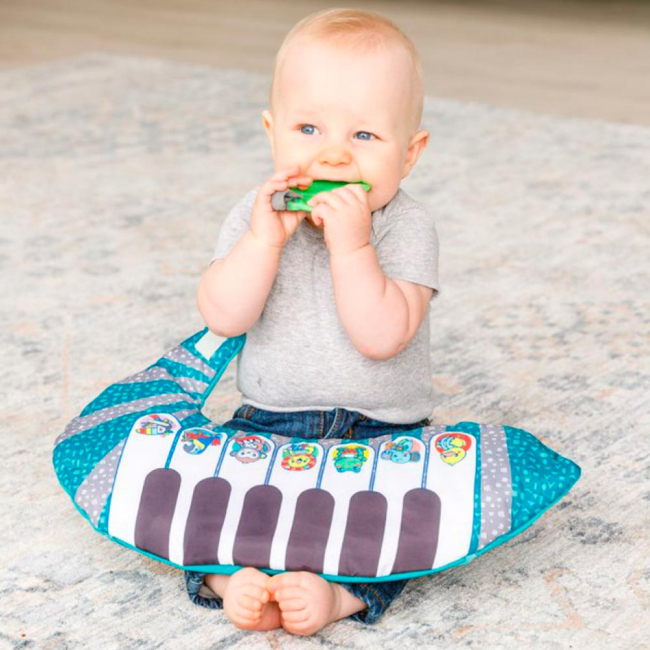 Розвивальні килимки - Подушка Infantino Єнот-рояль зі звуковими ефектами 3 в 1 (313021I)#4