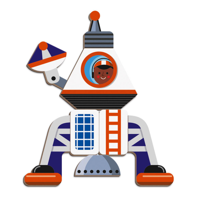 Обучающие игрушки - Магнитная книга Janod Космос (J02589)#4