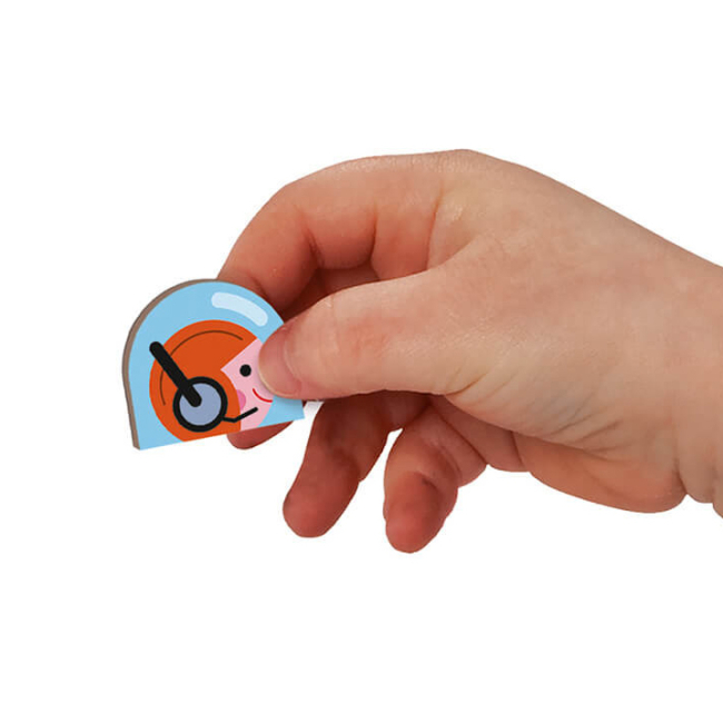 Обучающие игрушки - Магнитная книга Janod Космос (J02589)#5