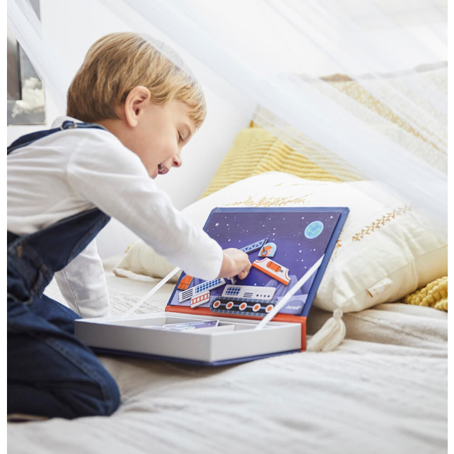 Обучающие игрушки - Магнитная книга Janod Космос (J02589)#6