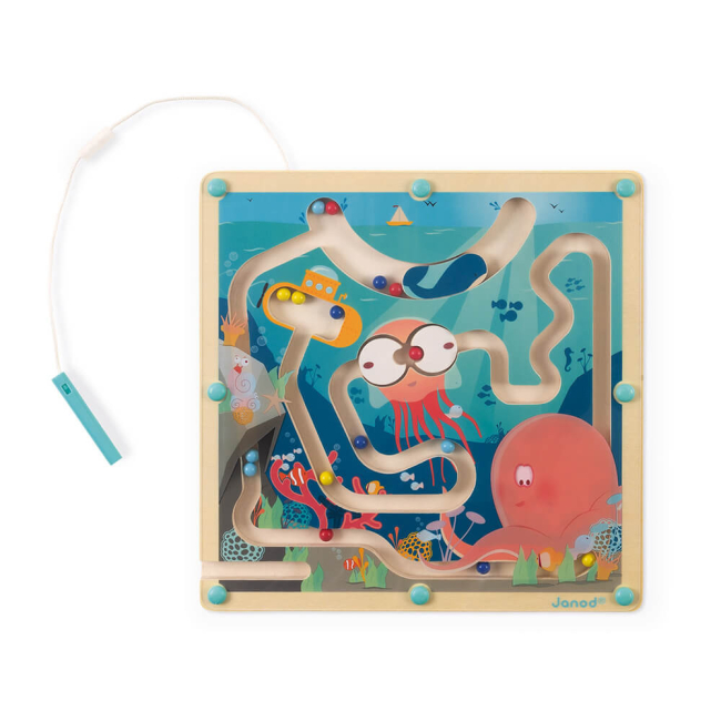 Настольные игры - Магнитный лабиринт Janod Океан (J05312)#3