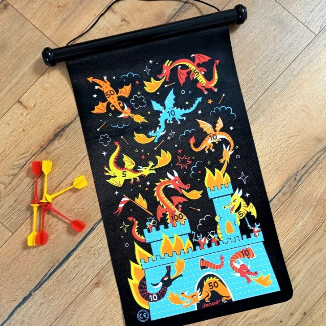 Спортивні активні ігри - Магнітний дартс Janod Дракони (J02084)#5