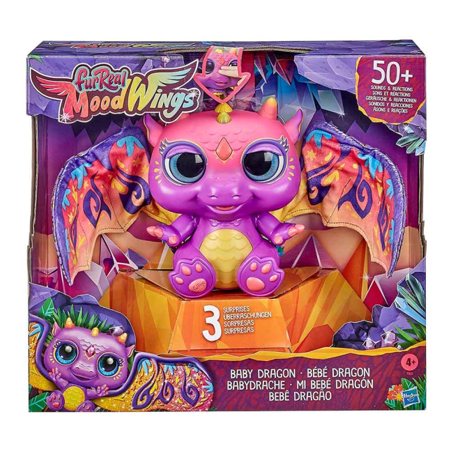 М'які тварини - Інтерактивна іграшка FurReal Friends Дракончик з аксесуарами (F0633)#3