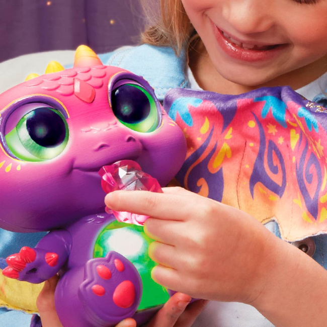 М'які тварини - Інтерактивна іграшка FurReal Friends Дракончик з аксесуарами (F0633)#4