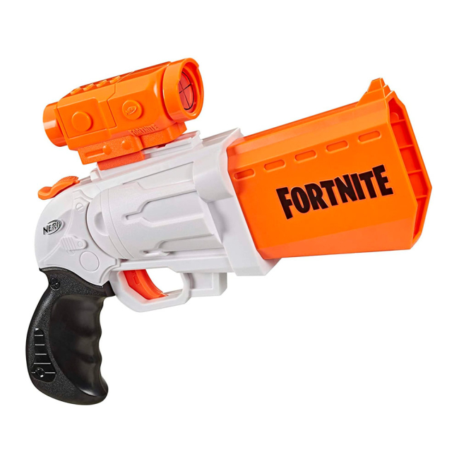 Помпова зброя - Іграшковий пістолет Nerf Fortnite SR і 8 куль (E9391)#2