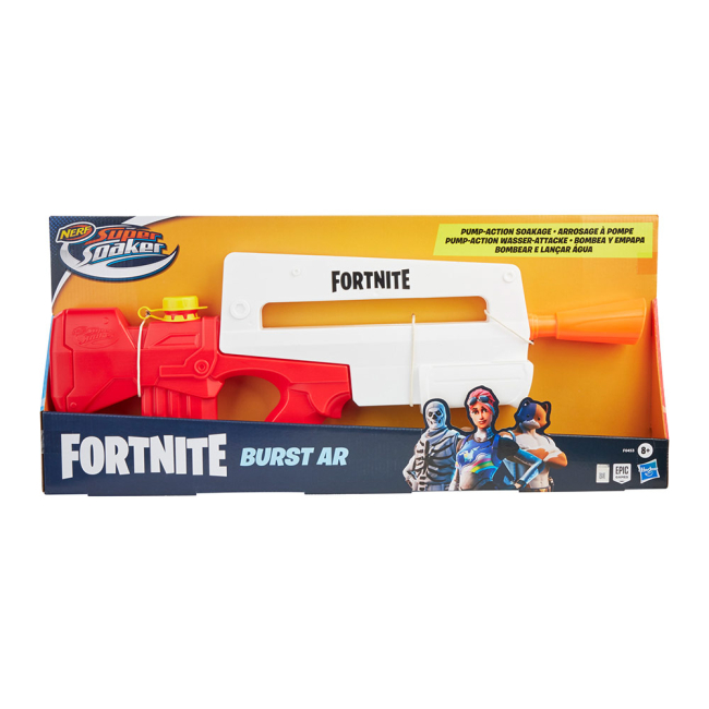 Водное оружие - Водный бластер Nerf Super soaker Fortnite burst AR (F0453)#5