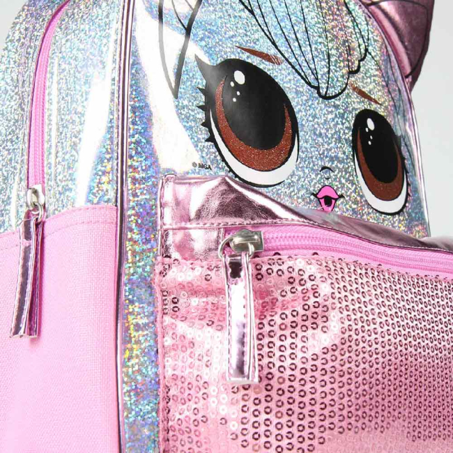 Рюкзаки та сумки - Рюкзак дитячий Cerda LOL Surprise Sparkly з помпоном (CERDA-2100002959)#4