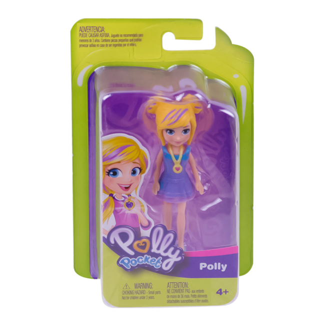 Куклы - Кукла Polly Pocket Полли в фиолетовом платье (FWY19/GDK98)#2