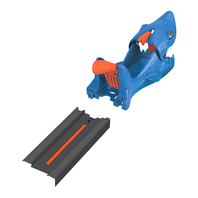 Автотреки - Пусковий набір Hot Wheels City Небезпечні створіння Акула (GVF41/GVF43)#2