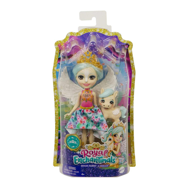 Куклы - Кукла Enchantimals Royal Пегас Паолина с питомцем Вингли (GYJ03)#4