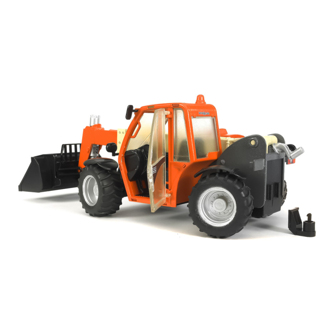 Транспорт и спецтехника - Погрузчик Bruder JLG 2505 telehandler с телескопическим ковшом 1:16 (02140)#3