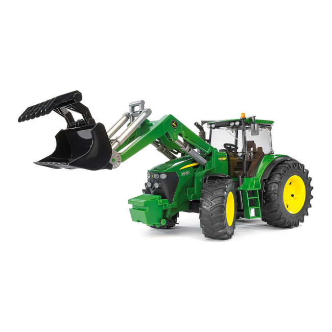 Транспорт и спецтехника - Автомодель Bruder Трактор John deere 7930 с погрузчиком 1:16 (03051)#2