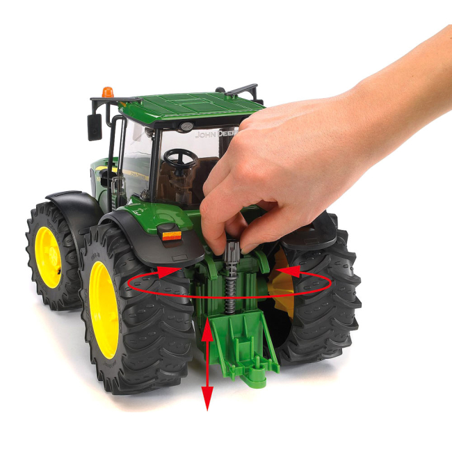 Транспорт и спецтехника - Автомодель Bruder Трактор John deere 7930 с погрузчиком 1:16 (03051)#5