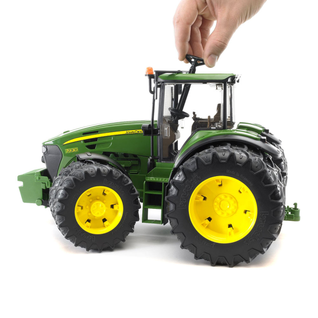 Транспорт и спецтехника - Автомодель Bruder Трактор John deere 7930 со сдвоенными шинами 1:16 (03052)#4