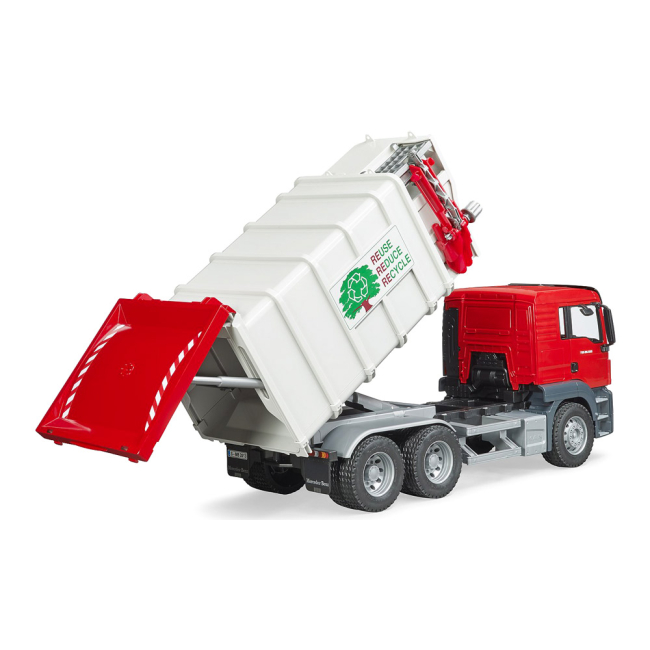 Транспорт и спецтехника - Мусоровоз Bruder MAN TGS 1:16 (03761)#5