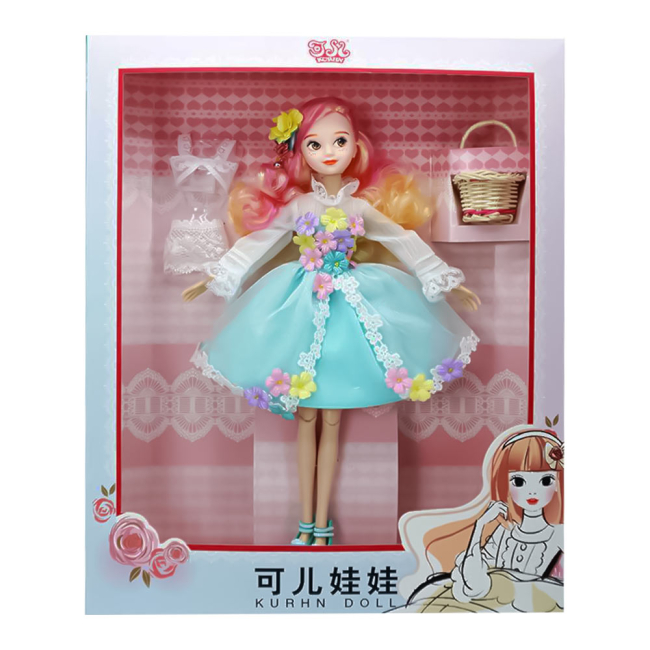 Куклы - Кукла Kurhn Благословение в платье с бирюзовой юбкой (6938142011513/1151-2)#2