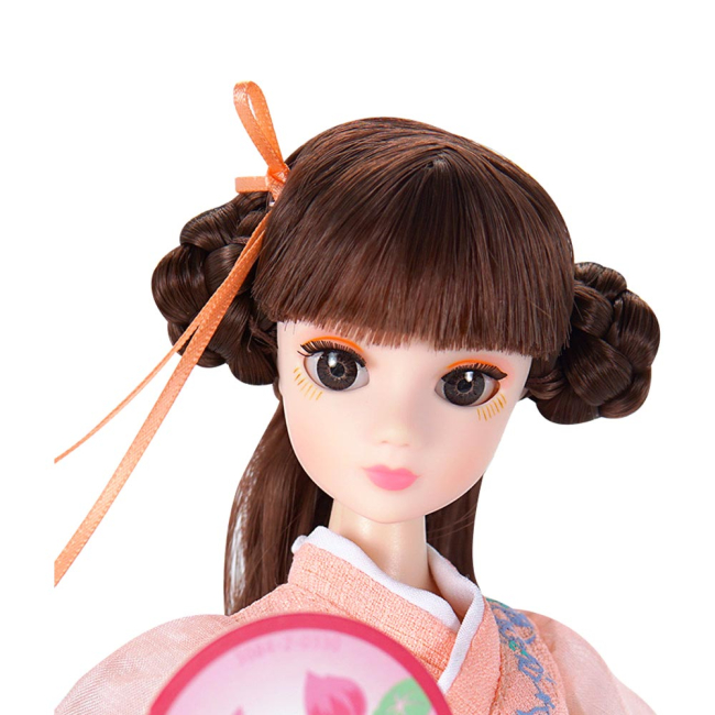 Куклы - Кукла Kurhn Шатенка в розовой блузе и голубой юбке (6938142030842/3084-4)#4