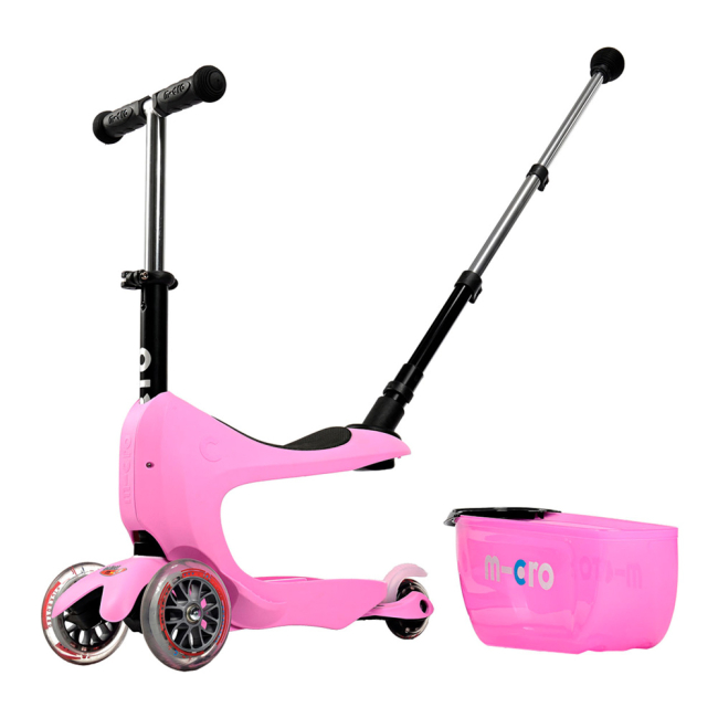 Самокати - Самокат Micro Mini2go deluxe plus рожевий (MMD033)#4